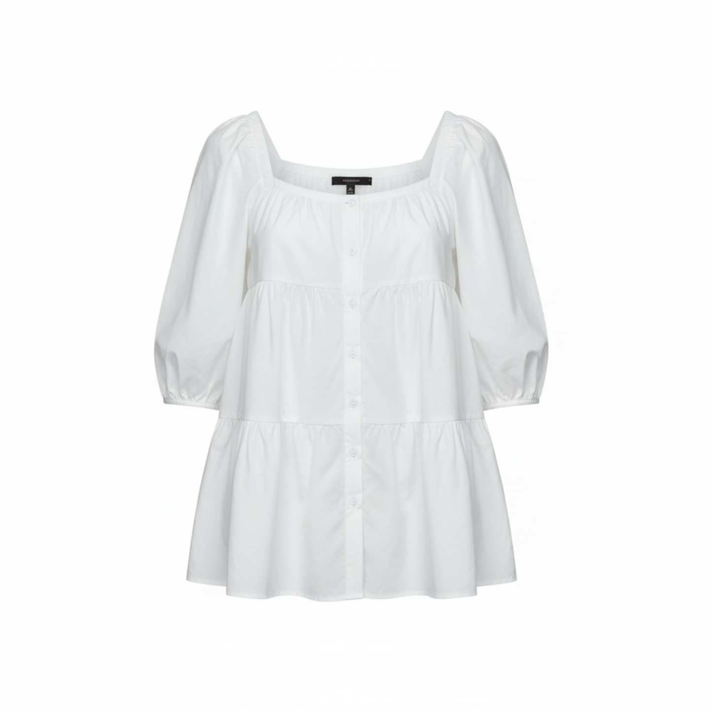 Vestido blanco ancho - 31685