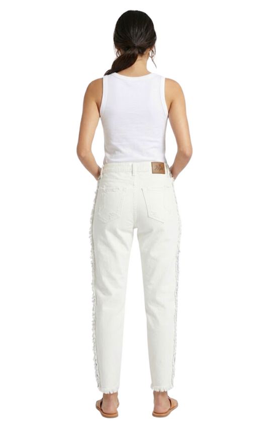 PRPS Two-Tone Fringe Detail Denim - 29127