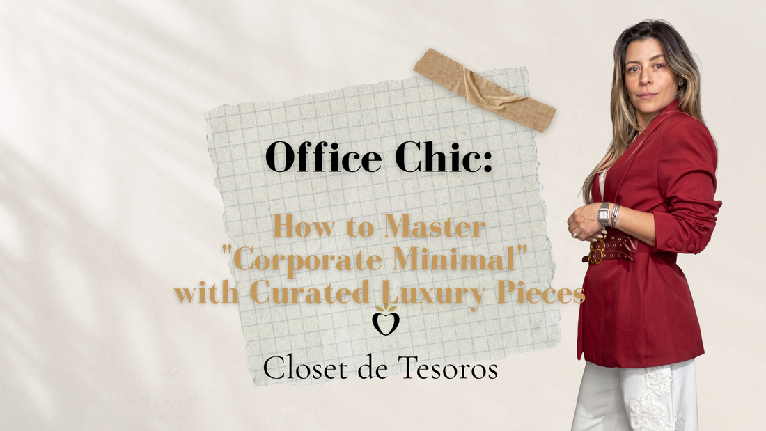 Office Chic: How to Master "Corporate Minimal" with Curated Luxury Pieces