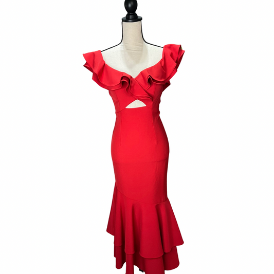 Vestido Rojo Ref 1740