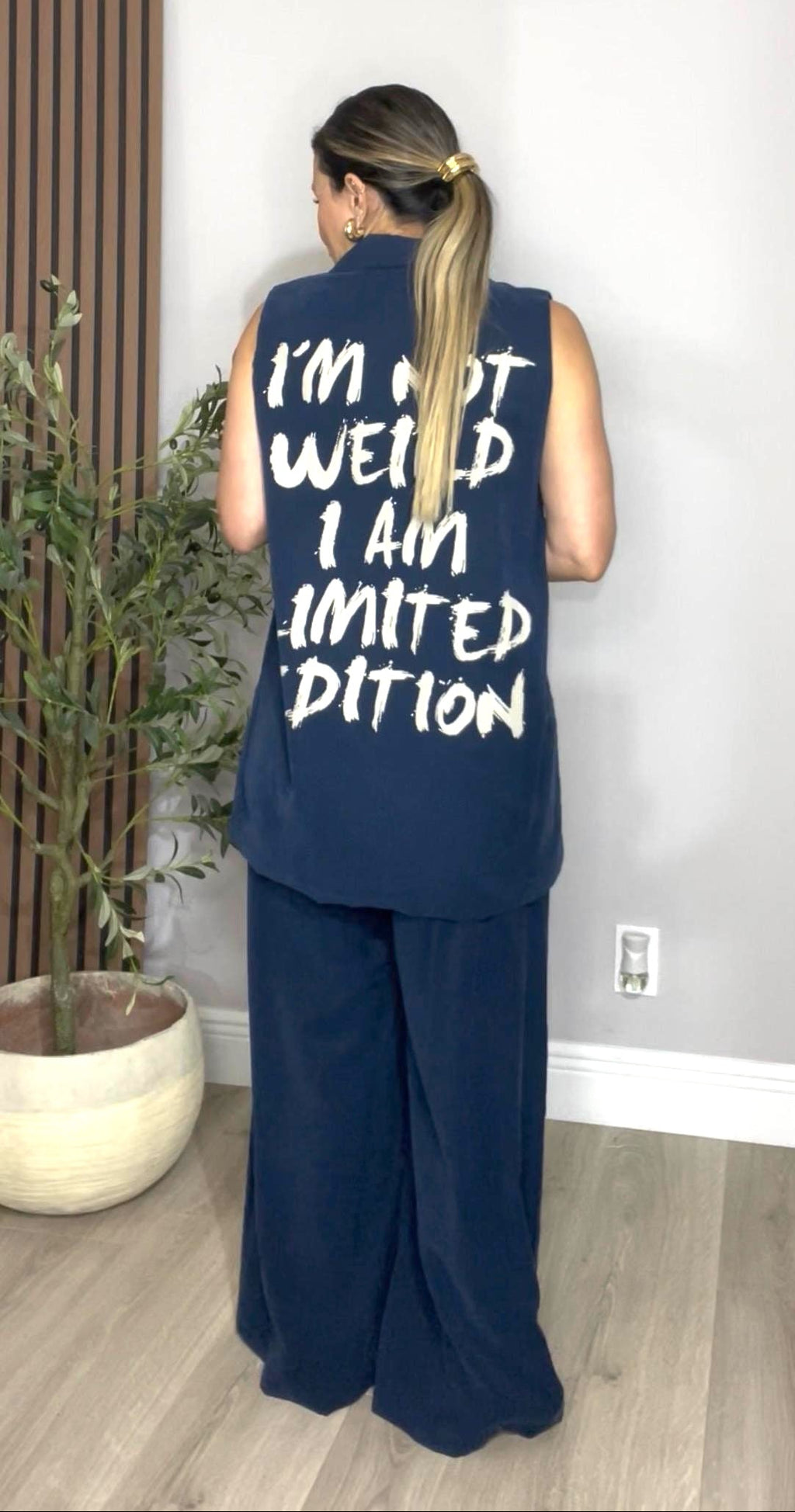 Urban Statement Navy Tailored Set - 32616 - 32618