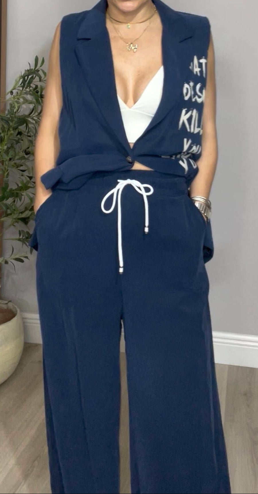Urban Statement Navy Tailored Set - 32616 - 32618