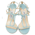 Jimmy Choo Strappy Heeled Sandals – Light Blue -30921