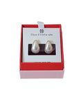 Teardrop Pearl Stud Earrings - 23731