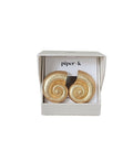 Golden Nautilus Shell Earrings - 31305