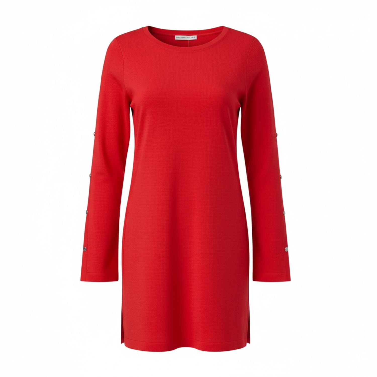 Red Long-Sleeve Blouse - 31809
