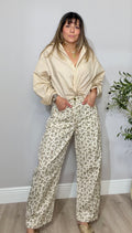 Relaxed Stripe Button-Down Shirt - 33861