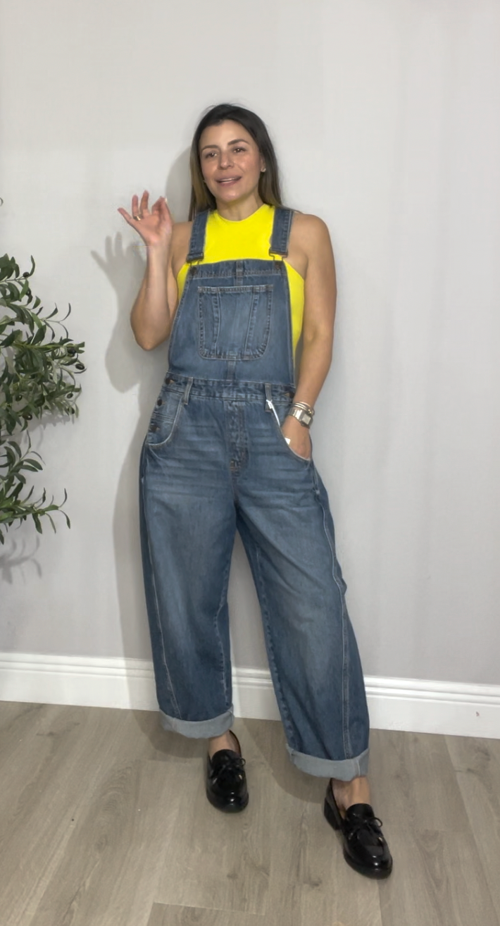 Classic Denim Overalls – Blue Wash - 33456