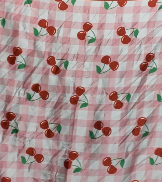 Cherry Gingham  Scarf - 33552