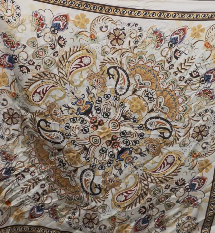 Classic Paisley Print Scarf - 33551