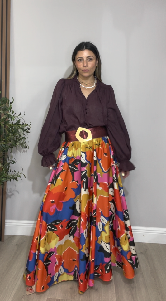 Floral Statement Skirt -  33413