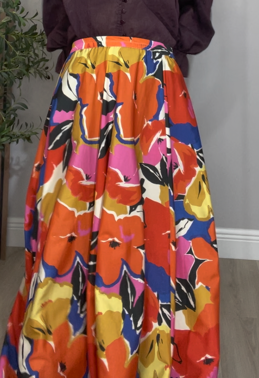 Floral Statement Skirt -  33413