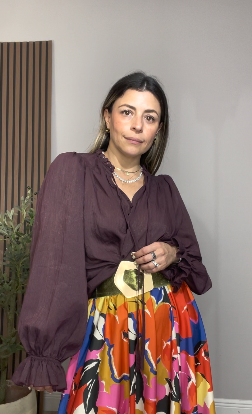 Romantic Statement Blouse – 33412 - 33413