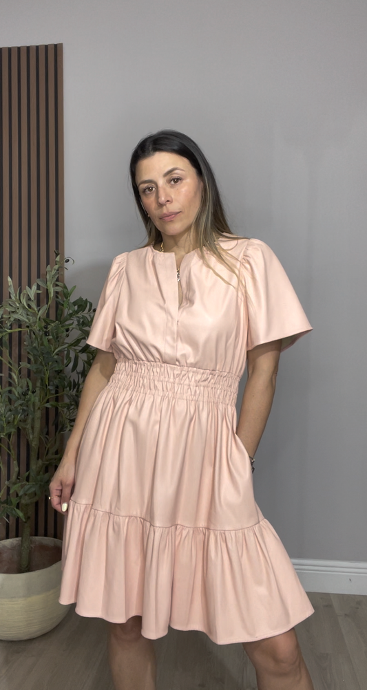 Anthropologie Faux Leather Dress - 33484