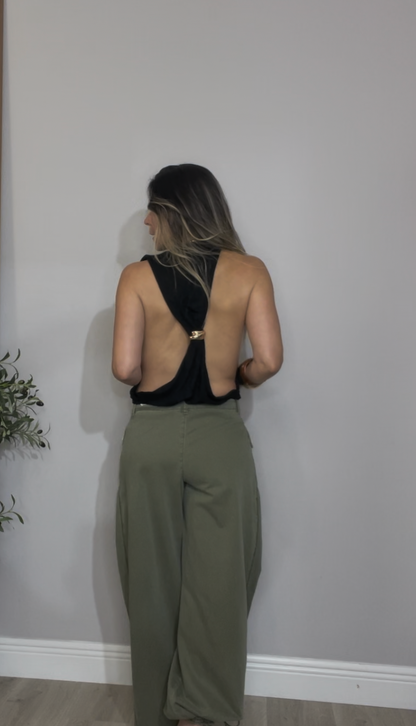 Open-Back Draped Top - 33868 - 33869