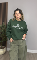 Green Graphic Sweater  - 33675