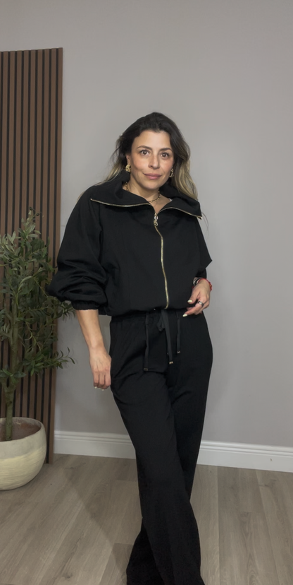 Black Two-Piece Set - 33643