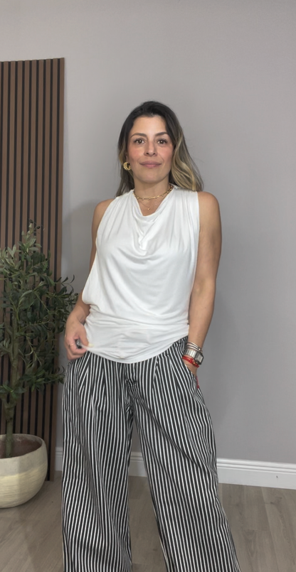 Open-Back Draped Top - 33868 - 33869