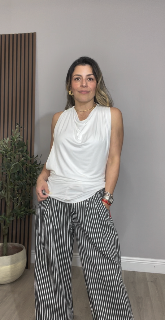 Open-Back Draped Top - 33868 - 33869