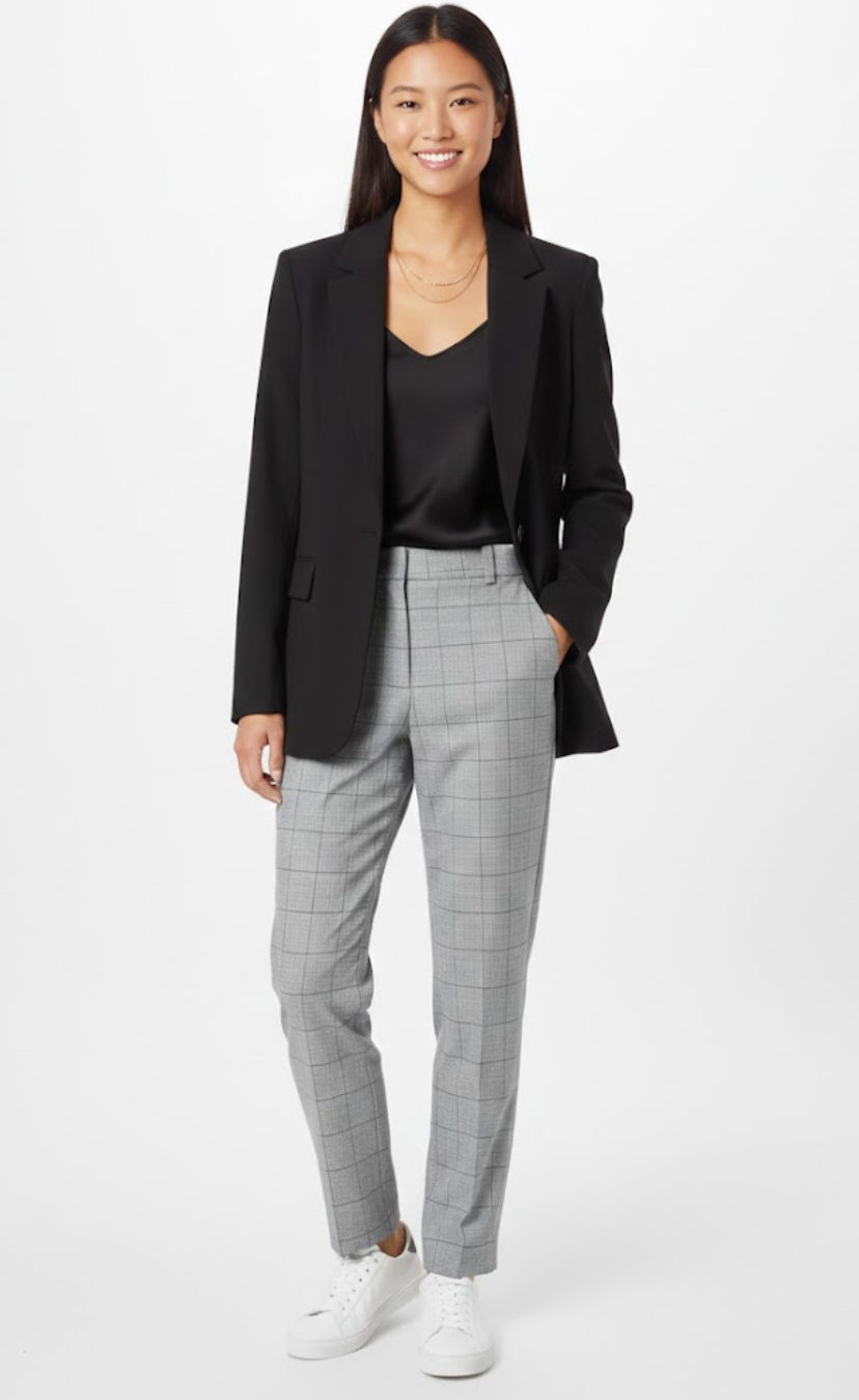 WILFRED Agency Single-Button Black Blazer -  32690