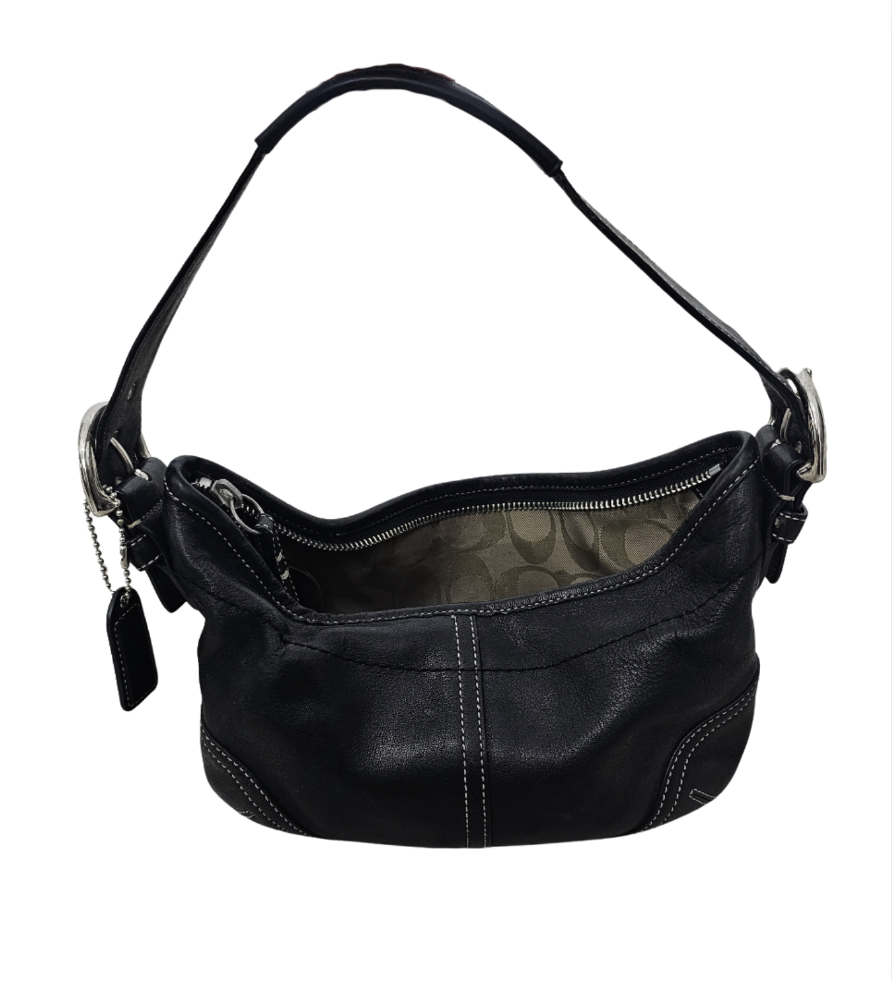 Coach Soho Pleated Leather Flap Bag - 962