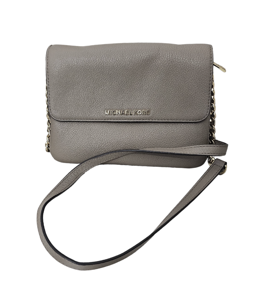 Michael Kors Jet Set Pebbled Leather Crossbody -6224