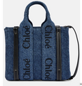 Chloé Woody Small Denim Tote Bag - 34226