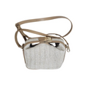 Woven Herringbone Crossbody Bag - 27011