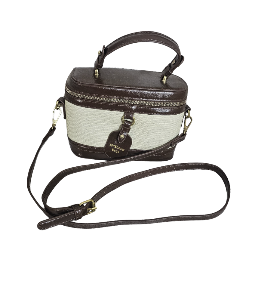 Two-Tone Vintage Vanity Crossbody - 26549
