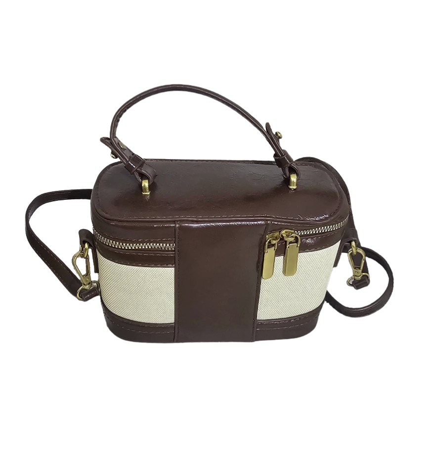 Two-Tone Vintage Vanity Crossbody - 26549