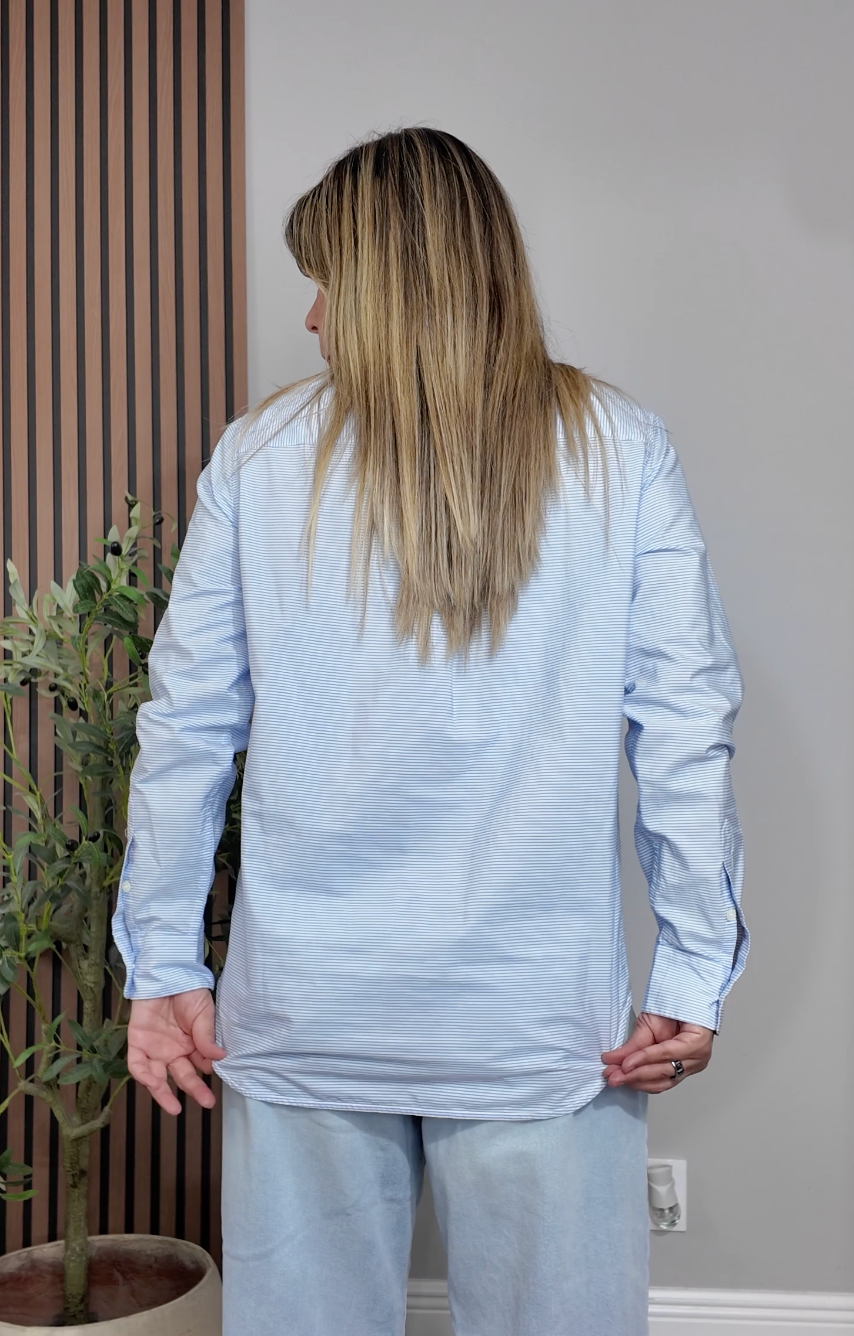 Classic Wrapped Stripe Shirt - 33814