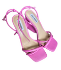 Steve Madden Hot Pink Block-Heel Sandals - 30344
