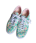 Converse Floral Print Low-Top Sneakers -  805