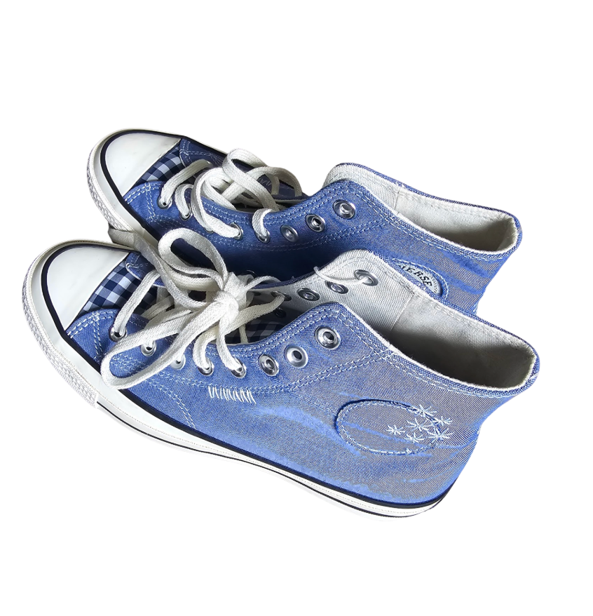 Converse Chuck 70 Gingham Denim High-Tops - 33172