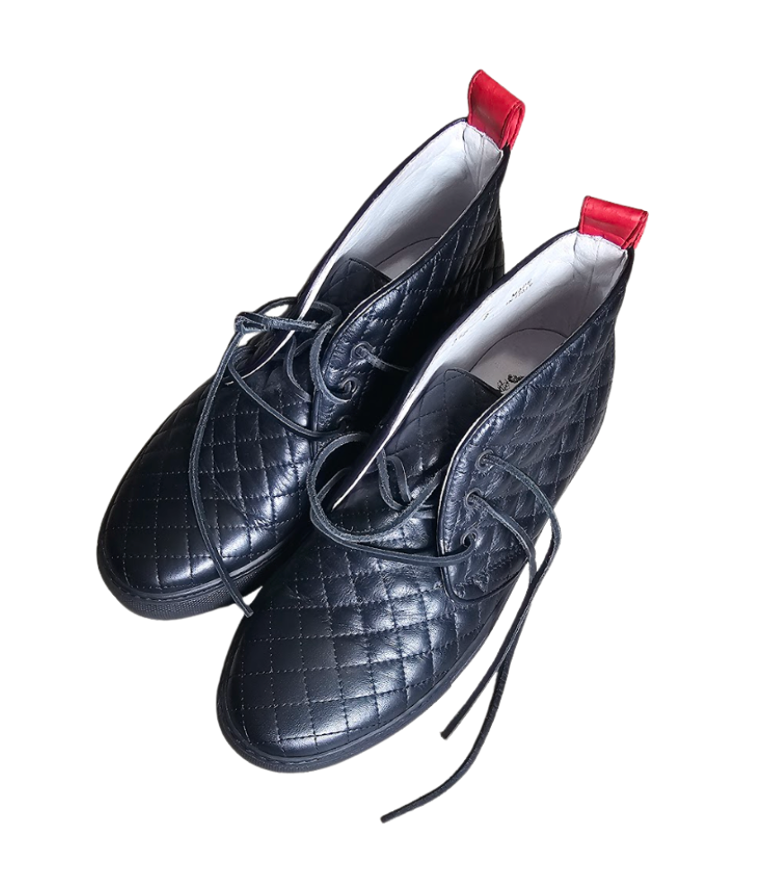 Del Toro Quilted Leather Chukka Sneakers - 29501