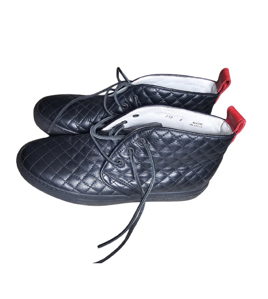 Del Toro Quilted Leather Chukka Sneakers - 29501
