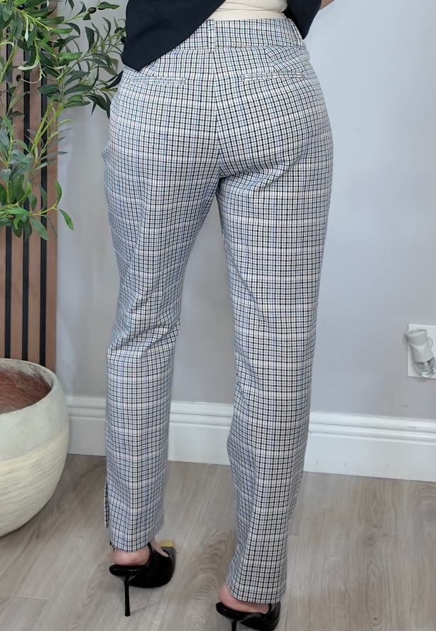 Timeless Plaid Tailored Trousers - 34179