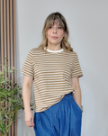 Striped Cotton Crewneck T-Shirt - 34450