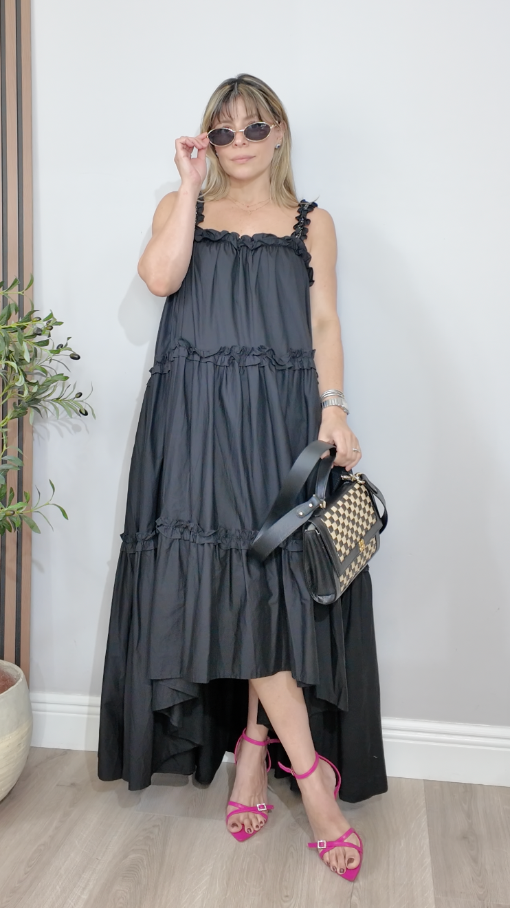 Ruffled Tiered Maxi Dress - 34158