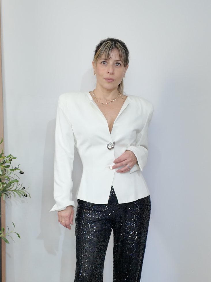 Christian Dior Vintage Structured Peplum Blazer - 1214