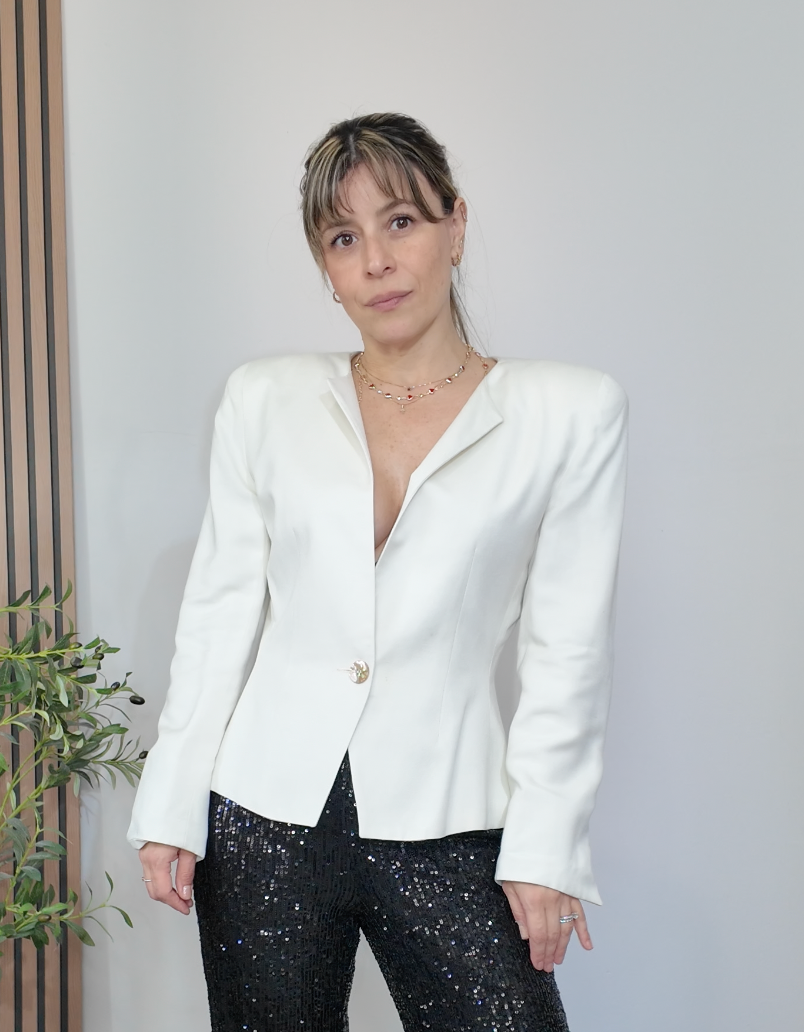 Christian Dior Vintage Structured Peplum Blazer - 1214