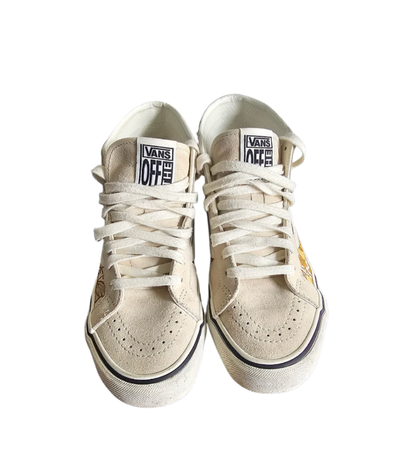 Vans Sk8-Hi Floral Canvas &amp; Suede Sneakers - 34530