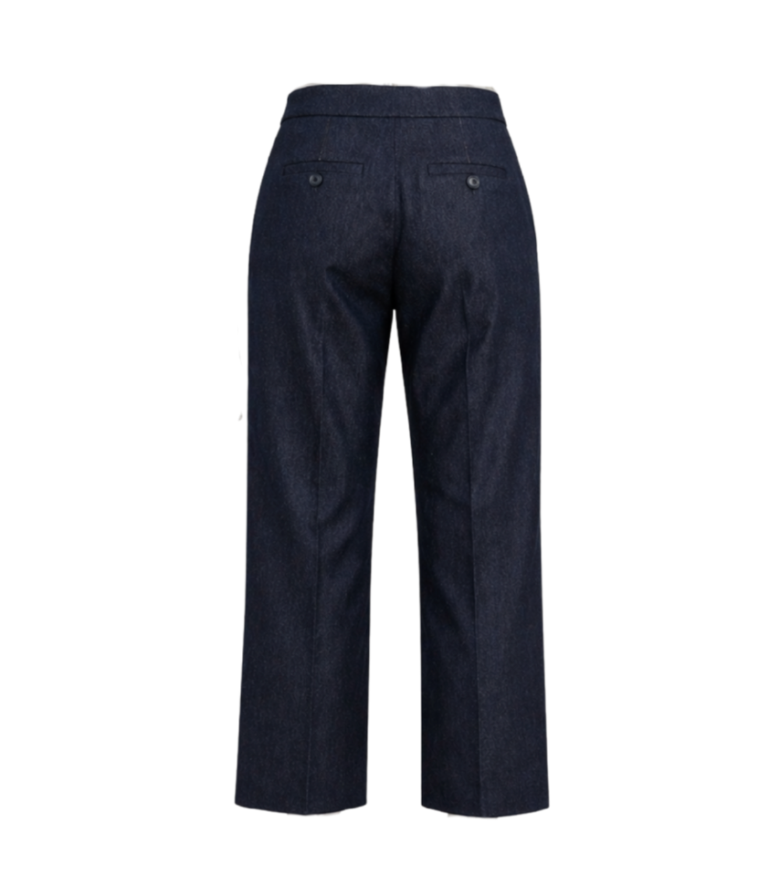 Tailored High-Waist Denim Trousers by ME+EM - 29341