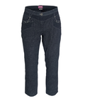 Textured Pinstripe Mid-Rise Trousers - 31728
