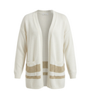 Gold-Accented Knit Cardigan -  31788