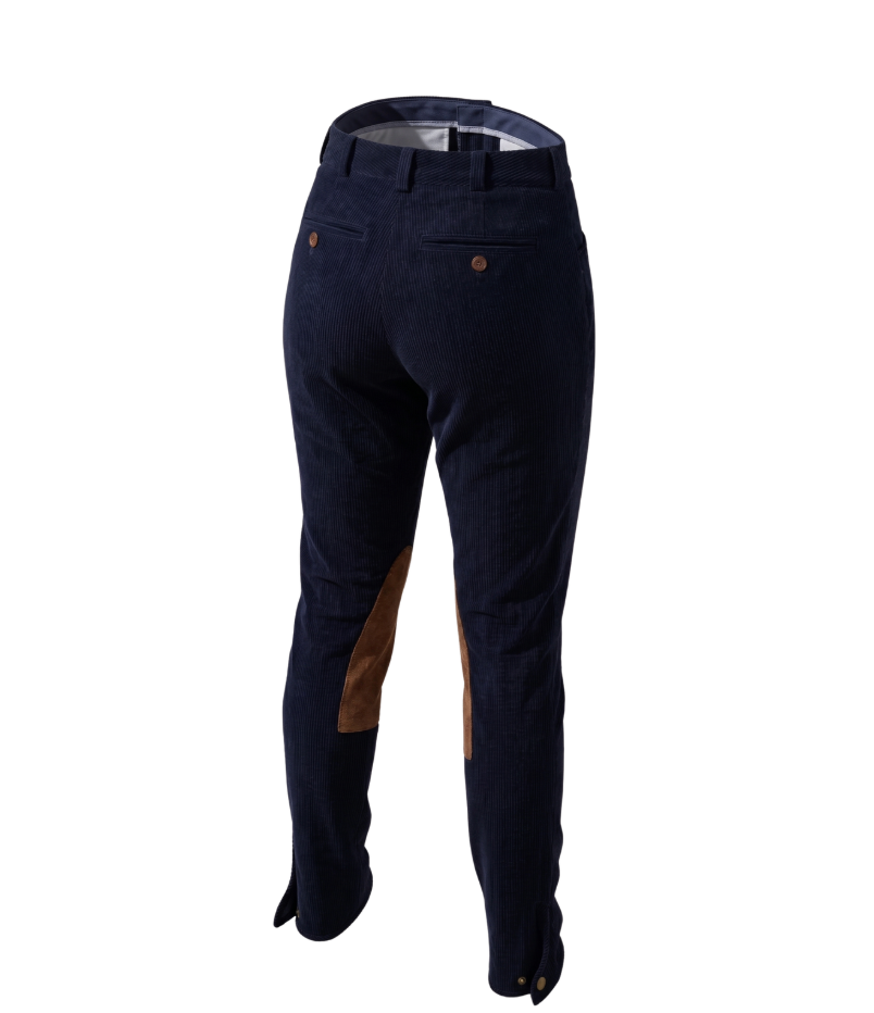 Ralph Lauren Navy Corduroy Equestrian Trousers - 23690