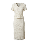 Sophie Chang Intricate Guipure Lace Two-Piece Midi Set - 28701