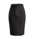 Classic High-Waisted Black Pencil Skirt - 9382
