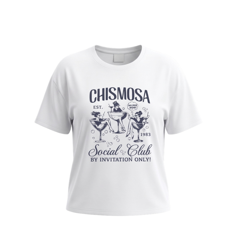 CHISMOSA Social Club' Graphic Tee - 26817