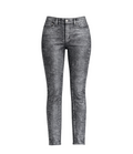FRAME Le High Skinny Crop Metallic Jeans - 10650